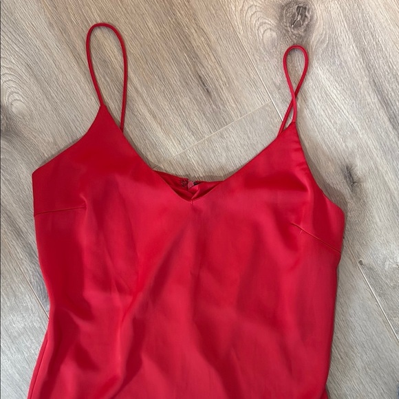 NWT Red Slip Dress - Picture 2 of 4